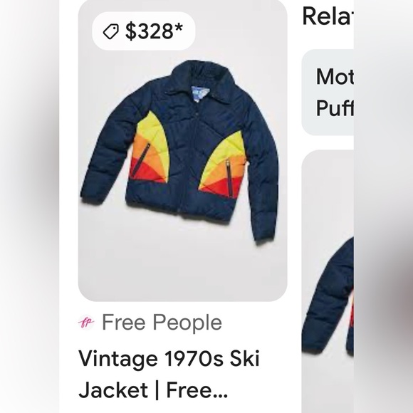 Vintage 1970s Ski Jacket 100% Down Size S - Picture 3 of 9